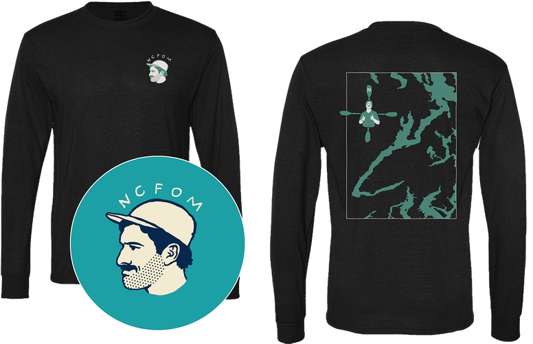 Promotional art and apparel for an event series.